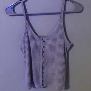 American eagle button down tank top